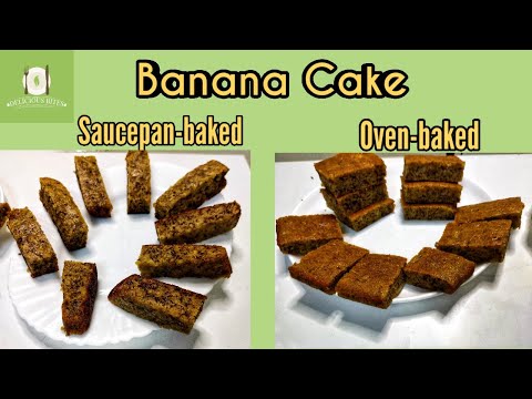 Soft, Sweet & Moist Banana Cake