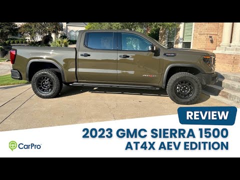 2023 GMC Sierra 1500 AT4X AEV Edition CarPro Review