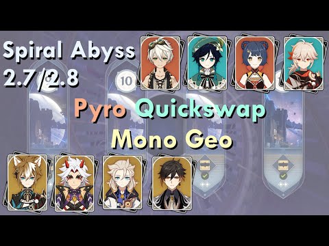 [2.7/2.8 Abyss] Pyro Quickswap + Mono Geo