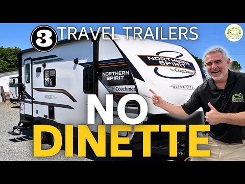 3 Small Camper Trailers Without a Dinette