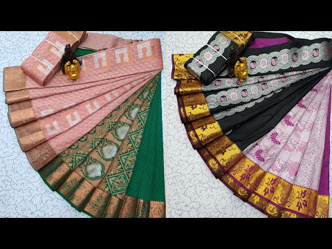 Meena work design silk sarees with price # online shopping # what's app- 9150198452