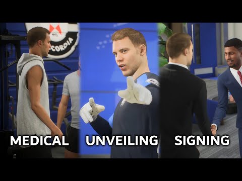 FIFA 23 CAREER MODE NEW TRANFER SIGNING CUTSCENE