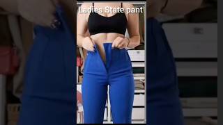 ladies State pant cutting trouser cutting #trousercutting #ladiespantcuttingandstitching  #shorts