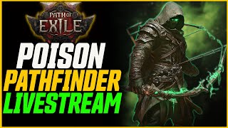 Elemental Poison Pathfinder Build Crafting Livestream! Path of Exile 2!