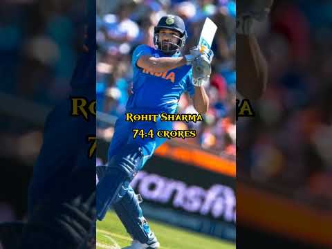 highest paid cricketers  amount in crores [ inr ]