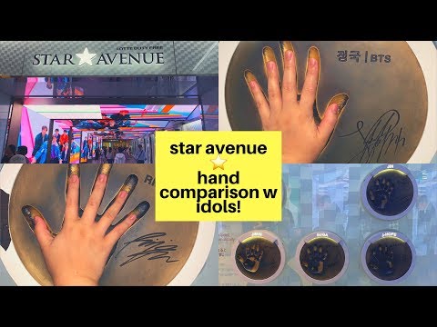 comparing hands w/ BTS & TWICE!!