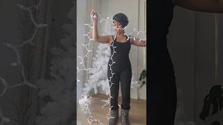 How I turned my small white faux tree into an Elegant chic holiday decor #christmastreedecorating