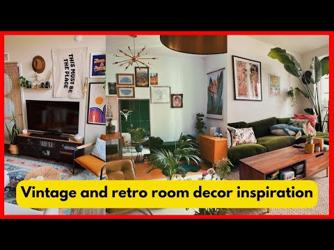 Vintage and retro room decor inspiration