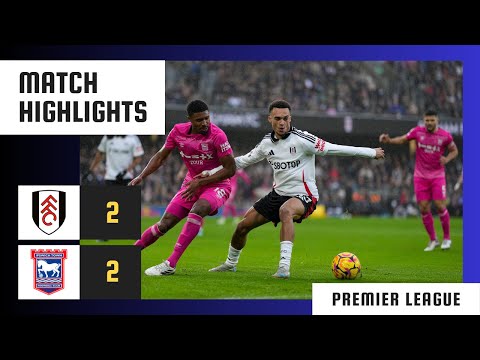 Fulham - Ipswich Town | 2-2 | Highlights | Premier League 2024-25 | Fulham Ipswich