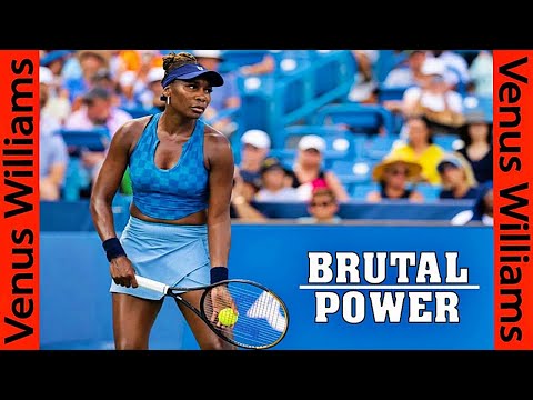 Venus Williams 💖 BRUTAL POWER.