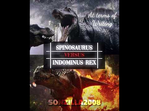 Spinosaurus vs Indominus Rex | At Terms of Writing | #shorts #jurassicpark #jurassicworld #fypシ