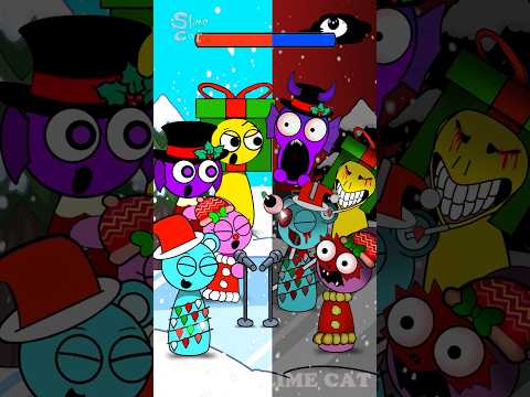 Incredibox Sprunki Phase 1 vs Phase 2 - Which team will win? - christmas ver -