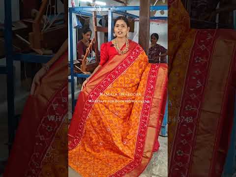 #PochampallySarees #Handloom Sarees#IkatWeaves #TraditionalElegance #Sareeove#HeritageWeaves