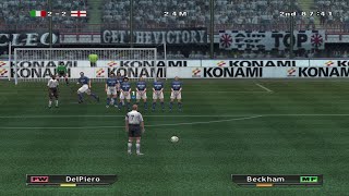 Pro Evolution Soccer ✪ PS2 Gameplay | ENGLAND vs ITALY (1080p)