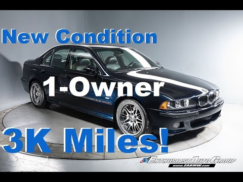 Brand New E39 M5: 1-Owner, 3K Miles - New Arrival!