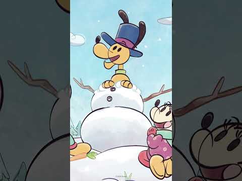 Snow better way to spend a day than with your sweetheart and your puppy pal! | Disney