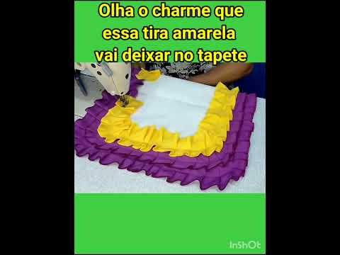 Tapete de retalho em tiras INCRÍVEL 🧵de forma Fácil Simples e econômica!