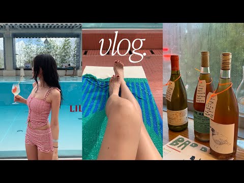 vlog✦ 직장인 일상 브이로그. 일하고 외근가고 라방 지원다니는 뷰티 브랜드 온라인MD의 일상. 몬드리안 호텔. 이번주도 나는 수영을 해…🦭