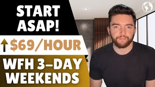 Hurry! 5 Work From Home Jobs with 3-Day Weekends Hiring NOW 2025