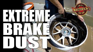 How To Clean EXTREME Brake Dust - Masterson's Car Care - Aristo Wheels