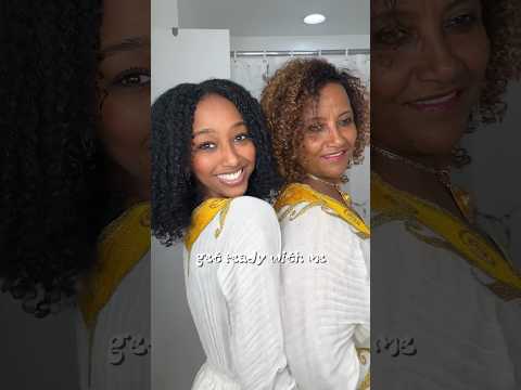 GRWM | MOM AND ME🧖🏽‍♀️✨ #getreadywitme #grwm #haircare #curlyhairroutine #curlyhair #blackgirlhair