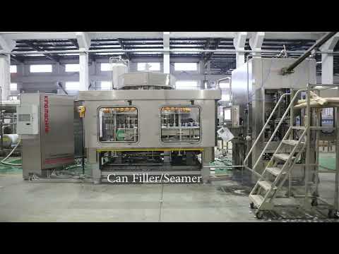 Can filler and seamer 500CPM CSD Can Filling and Seaming machines