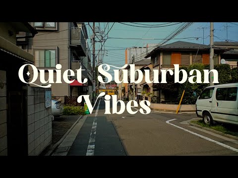 Quiet Suburban Vibes 🏙️ Calm Japanese Lofi for Focus and Relaxation