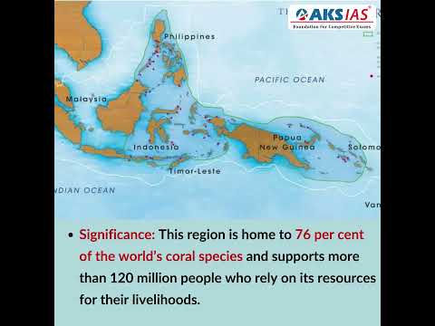 Coral Triangle#aksias #upsc #currentaffairs #CoralTriangle #COP16 #Amazonoftheseas