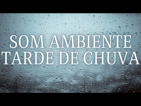 Som Ambiente para Estudar e Ler | Tarde de Chuva | 1 hora