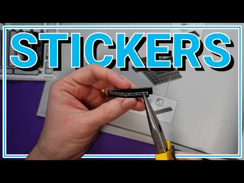 How to apply LEGO stickers perfectly* every single time