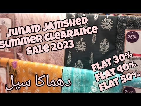 Junaid Jamshed Summer Clearance Sale 2023 - Junaid Jamshed Sale Today - J. Sale 2023