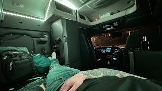 Alone Truck Driver Night Camping Routine The Ultimate Relaxation