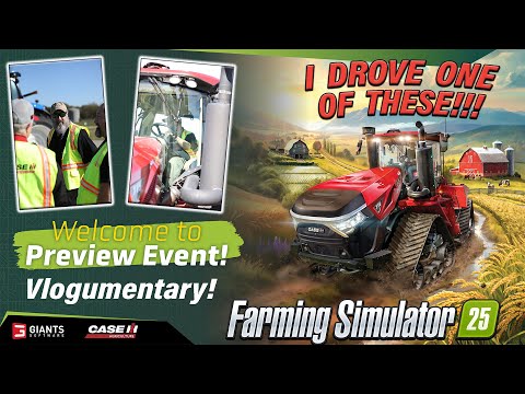 I TRAVELLED TO THE U.S.A.!! Farming Simulator 25 PREVIEW EVENT VLOGUMENTARY!