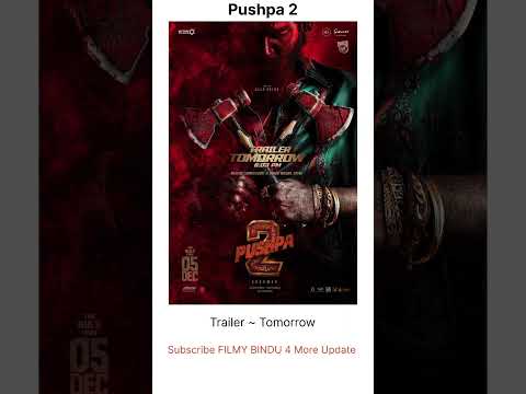 Pushpa 2 Trailer Tomorrow Allu Arjun