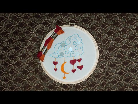 How to Embroidery by hand for beginners//Embroidery step by step easy