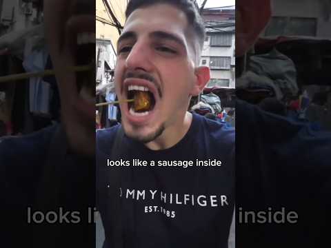 Foreigner Tries Filipino Street Food Pt.5 #food #streetfood #foodie #filipinofood #philippines