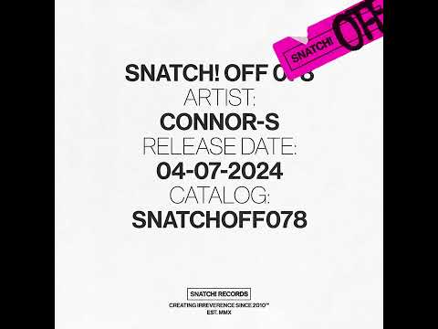 Connor-S - Trippin (Extended Mix) [Snatch! Records]