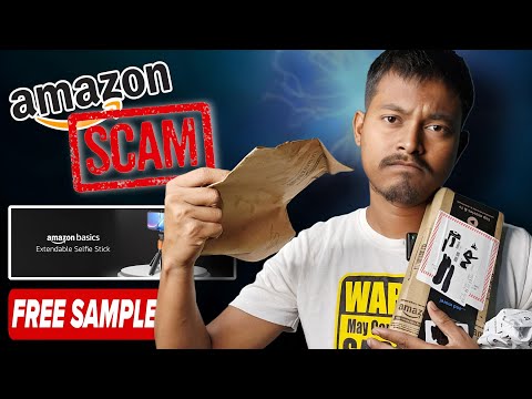 Amazon Scam & FREE SAMPLE Unboxing from Amazon (Extendable Tripod & More SASTA SHOPPING)