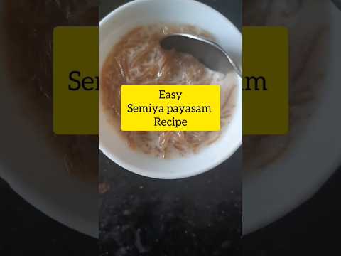 Easy semiya payasam recipe🤩🤩🤩🤩🤩🤩🤩 #sweet  #semiya  #semiyapayasamrecipe  #semiyapayasam