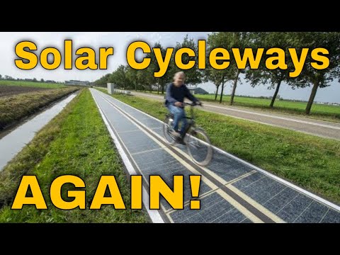 EEVblog 1591 - MORE Colas Wattway Solar Cycleways in the Netherlands!