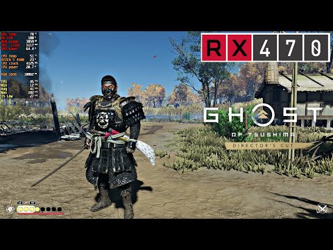 ghost of Tsushima pc - rx 470 4gb performance teste