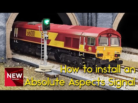 New Junction Model Railway - How to install an Absolute Aspects Signal for DCC | Beginners Guide