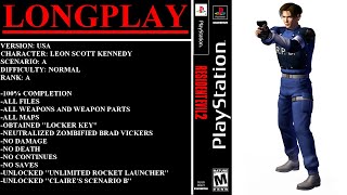 Resident Evil 2 [USA] (PlayStation) - (Longplay - Leon S. Kennedy | Scenario A | Normal Difficulty)