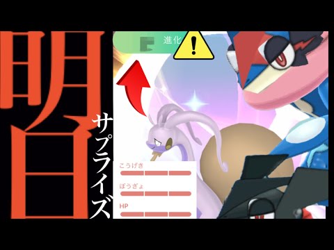 【サプライズ準備】明日の〇〇だけじゃない！？絶対にやるべきあのポケモン厳選やアメも今がチャンス・・。【ポケモンGO・コミュデイ・サトシゲッコウガ・ヒスイヌメルゴン・Pokémon GO】