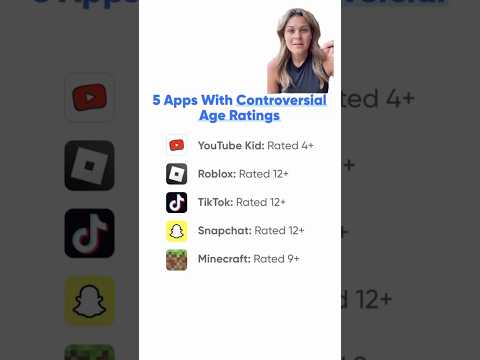 App Age Ratings—Which apps are safe for kids? #shorts #parentingtips