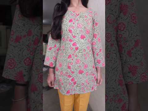 गर्मियों के लिए "SHORT KURTI" की कटिंग #shortkurti