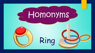 Homonyms Words| List of Homonyms| Homonyms Pictures | Homonyms English Grammar - Kids Entry