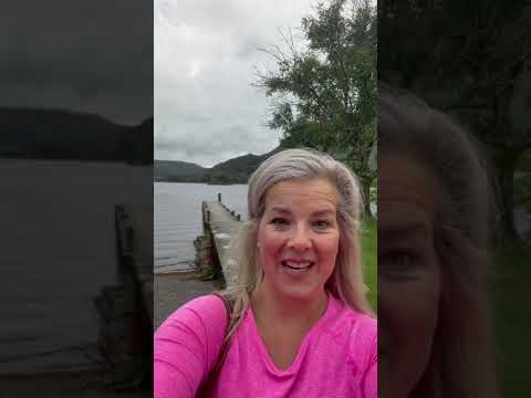 Gentle morning yoga by the lake