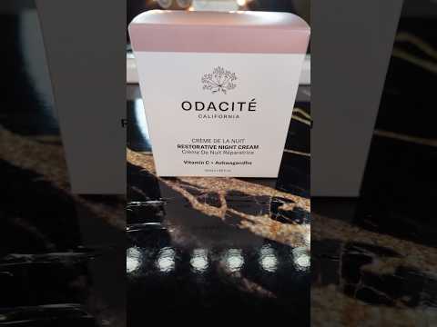 odacié RESTORATIVE NIGHT CREAMCRÈME DE LA NUIT Vitamin C + Ashwagandha #shortsfeed #skincare