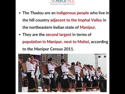 Who are Thadou people? #upsc #aksias #iascoaching